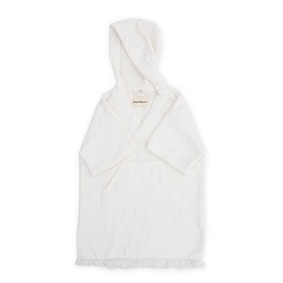 Business & Pleasure Co The Mini Poncho - Antique White New