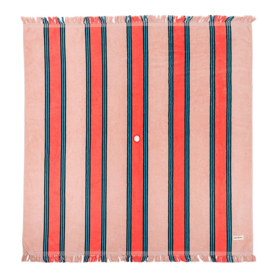 Business & Pleasure Co The Beach Blanket - Bistro Dusty Pink Stripe New