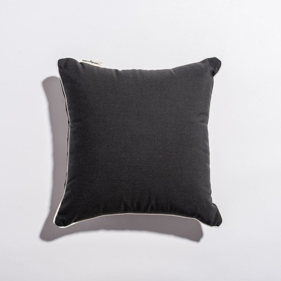 Business & Pleasure Co The Small Square Throw Pillow - Rivie Black Wholesale