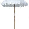 Business & Pleasure Co The Premium Beach Umbrella - Vintage Blue Check Wholesale