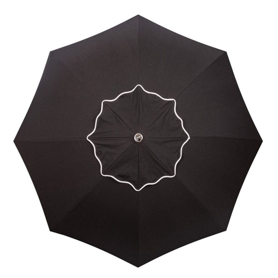 Business & Pleasure Co The Patio Umbrella - Rivie Black Hot