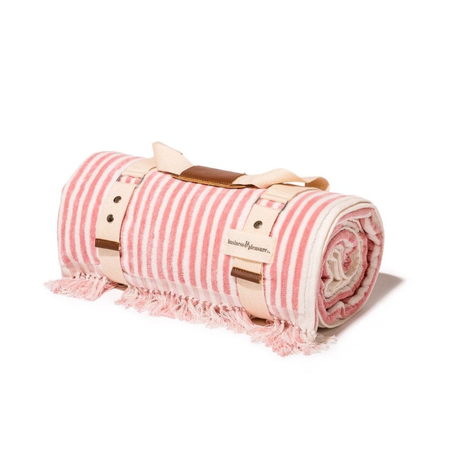 Business & Pleasure Co The Beach Blanket - Lauren'S Pink Stripe Online