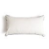 Business & Pleasure Co The Rectangle Throw Pillow - Rivie White Clearance