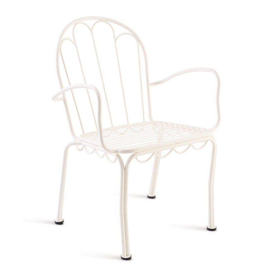 Business & Pleasure Co The Al Fresco Dining Chair - Antique White Hot