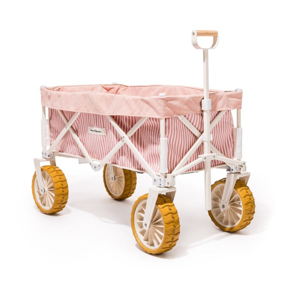 Business & Pleasure Co The Beach Cart - Laurens Pink Stripe Clearance