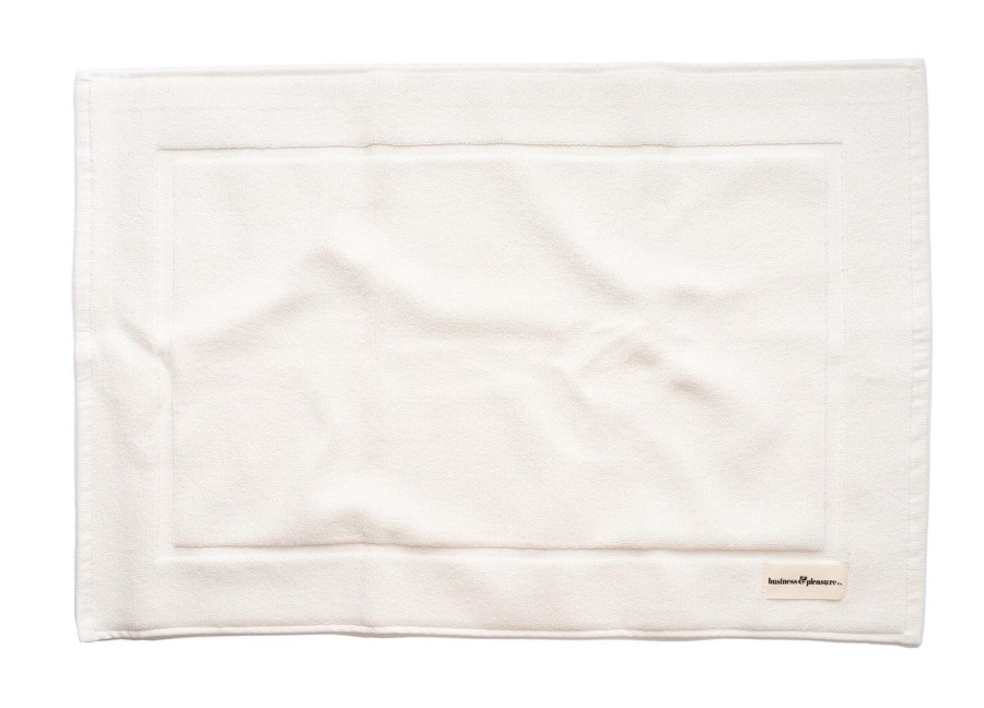 Business & Pleasure Co The Bath Mat - Antique White Hot