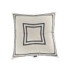 Business & Pleasure Co The Floor Pillow - Malibu Black Stripe Best