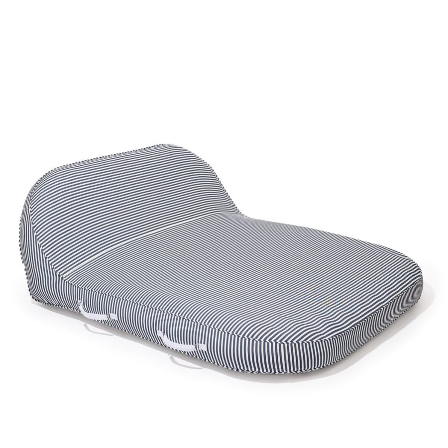 Business & Pleasure Co The Xl Pool Lounger - Laurens Navy Stripe Hot