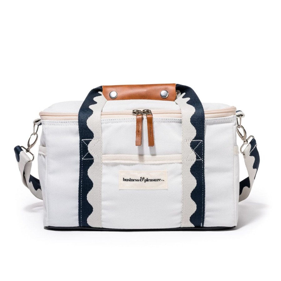 Business & Pleasure Co The Premium Cooler Bag - Rivie White Wholesale