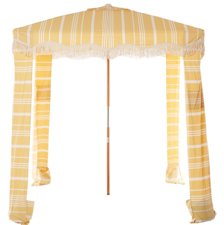 Business & Pleasure Co The Premium Cabana - Vintage Yellow Stripe New