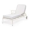 Business & Pleasure Co The Al Fresco Sun Lounger Cushion - Rivie White New