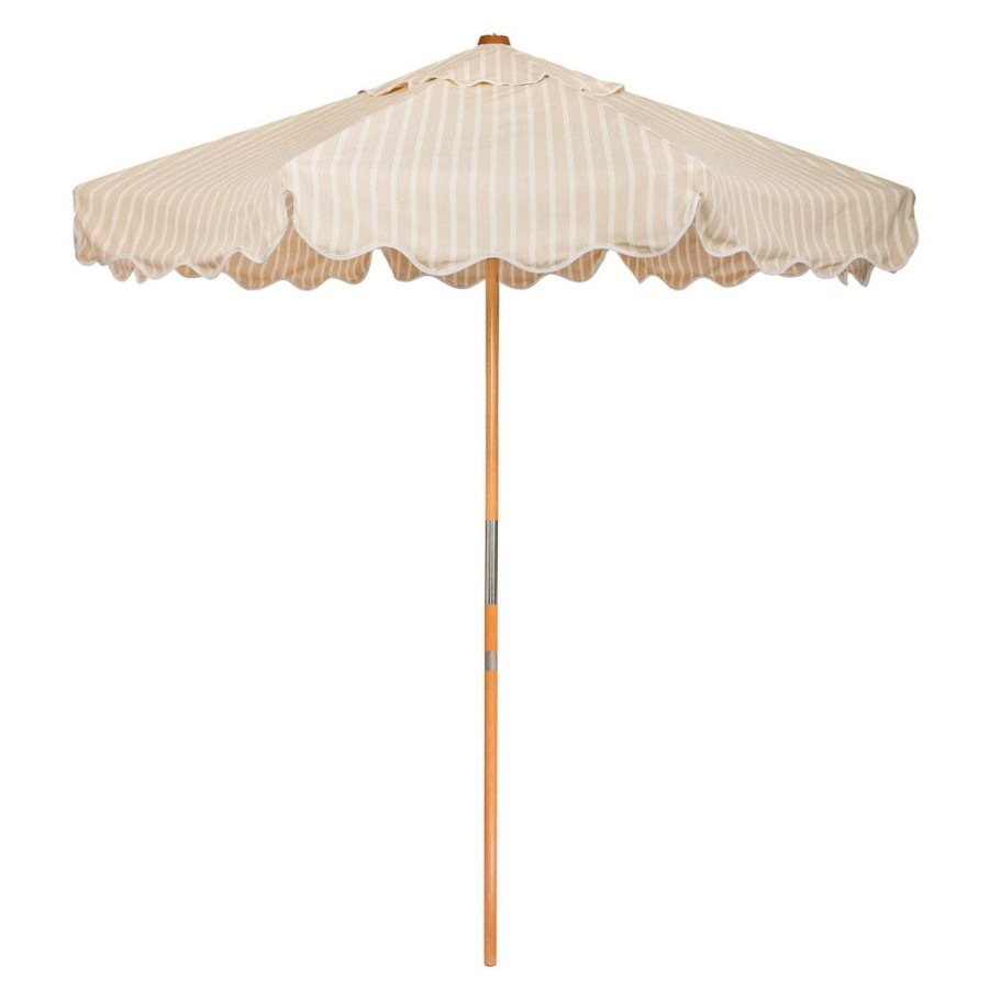 Business & Pleasure Co The Market Umbrella - Monaco Natural Stripe Online