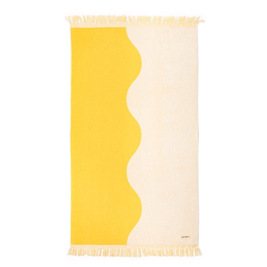 Business & Pleasure Co The Holiday Beach Towel - Ocean Mimosa Stripe Online