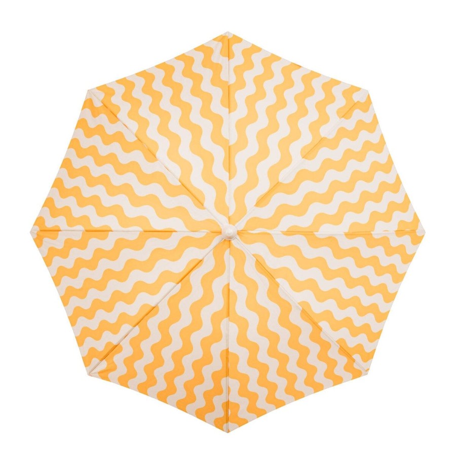 Business & Pleasure Co The Holiday Beach Umbrella - Ocean Mimosa Stripe Online