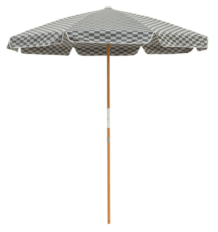 Business & Pleasure Co The Amalfi Umbrella - Vintage Green Check New